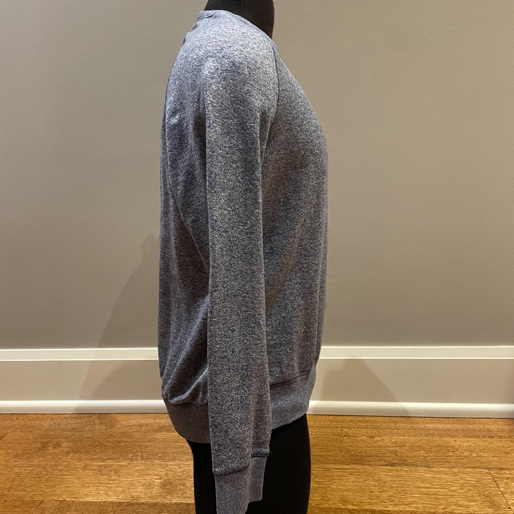 H&M heather Blue/Gray sweatshirt - Picture 4 of 5